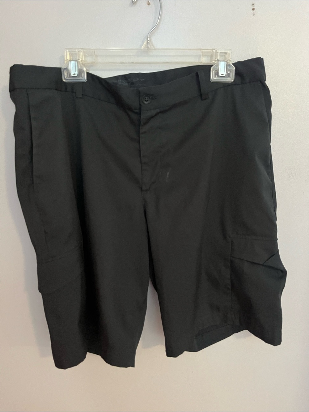 Nike Black Cargo Shorts with Side Utility Pockets